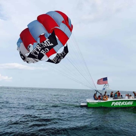 parasailing