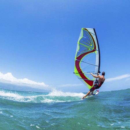windsurfing